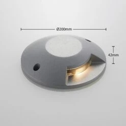 Lucande Jeffrey LED-Bodenaufbauleuchte, 1-flammig -Beleuchtung Rabatte 9969168 3