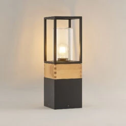 Lucande Enjan Sockelleuchte Aus Teakholz -Beleuchtung Rabatte 9969205 4