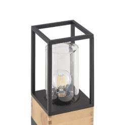 Lucande Enjan Sockelleuchte Aus Teakholz -Beleuchtung Rabatte 9969205 5