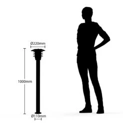 Lindby Dimara Solarbetriebene LED-Wegeleuchte 14 Lindby Dimara Solarbetriebene LED-Wegeleuchte -Beleuchtung Rabatte 9972088 4