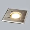 Eckige Edelstahl-Bodeneinbaulampe Insa, IP67 -Beleuchtung Rabatte 9977025
