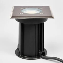 Eckige Edelstahl-Bodeneinbaulampe Insa, IP67 14 Eckige Edelstahl-Bodeneinbaulampe Insa, IP67 -Beleuchtung Rabatte 9977025 4