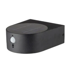 Lindby Jarik LED-Solar-Außenwandleuchte, Sensor